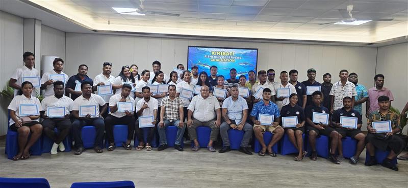 New Generation of Fisheries Observers Ready to Serve Kiribati