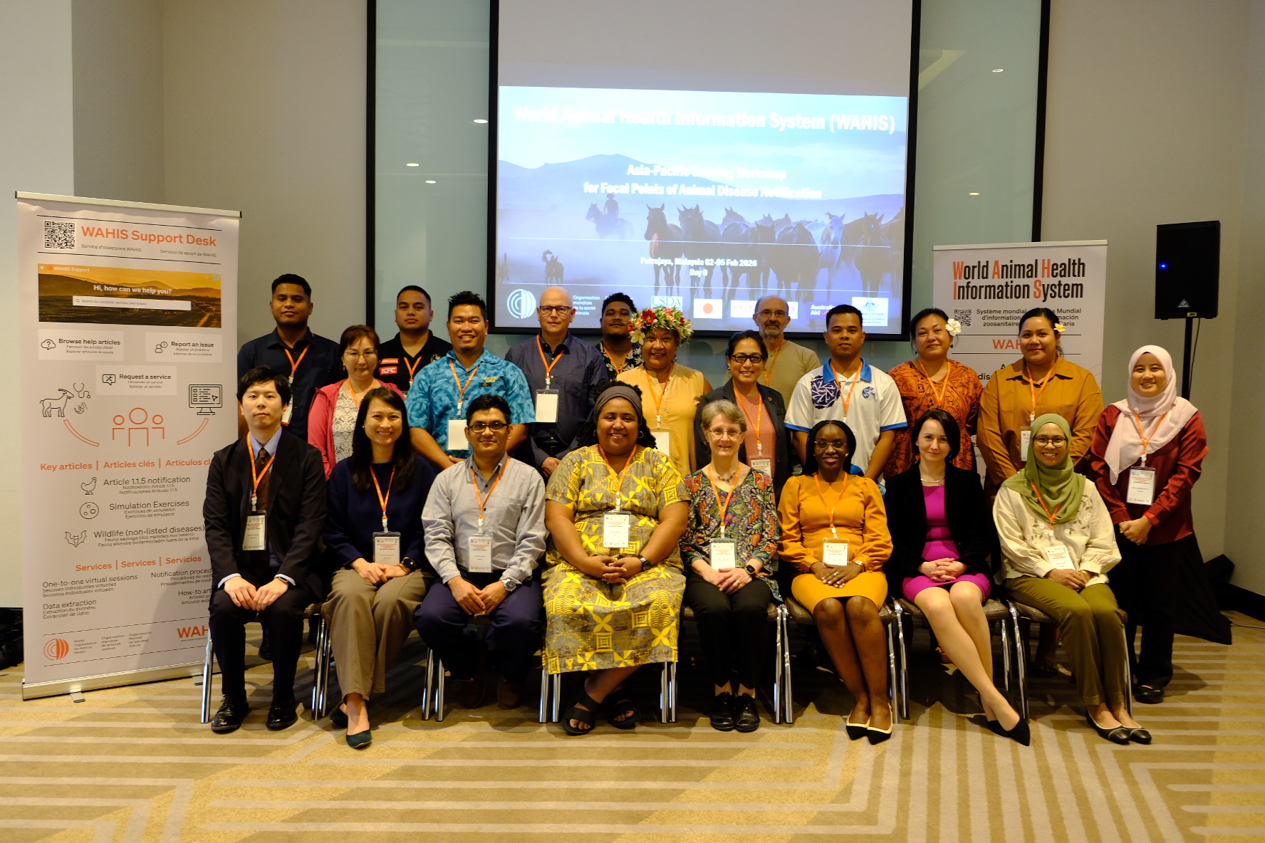 Kiribati Representatives Complete WOAH Animal Disease Training in Malaysia