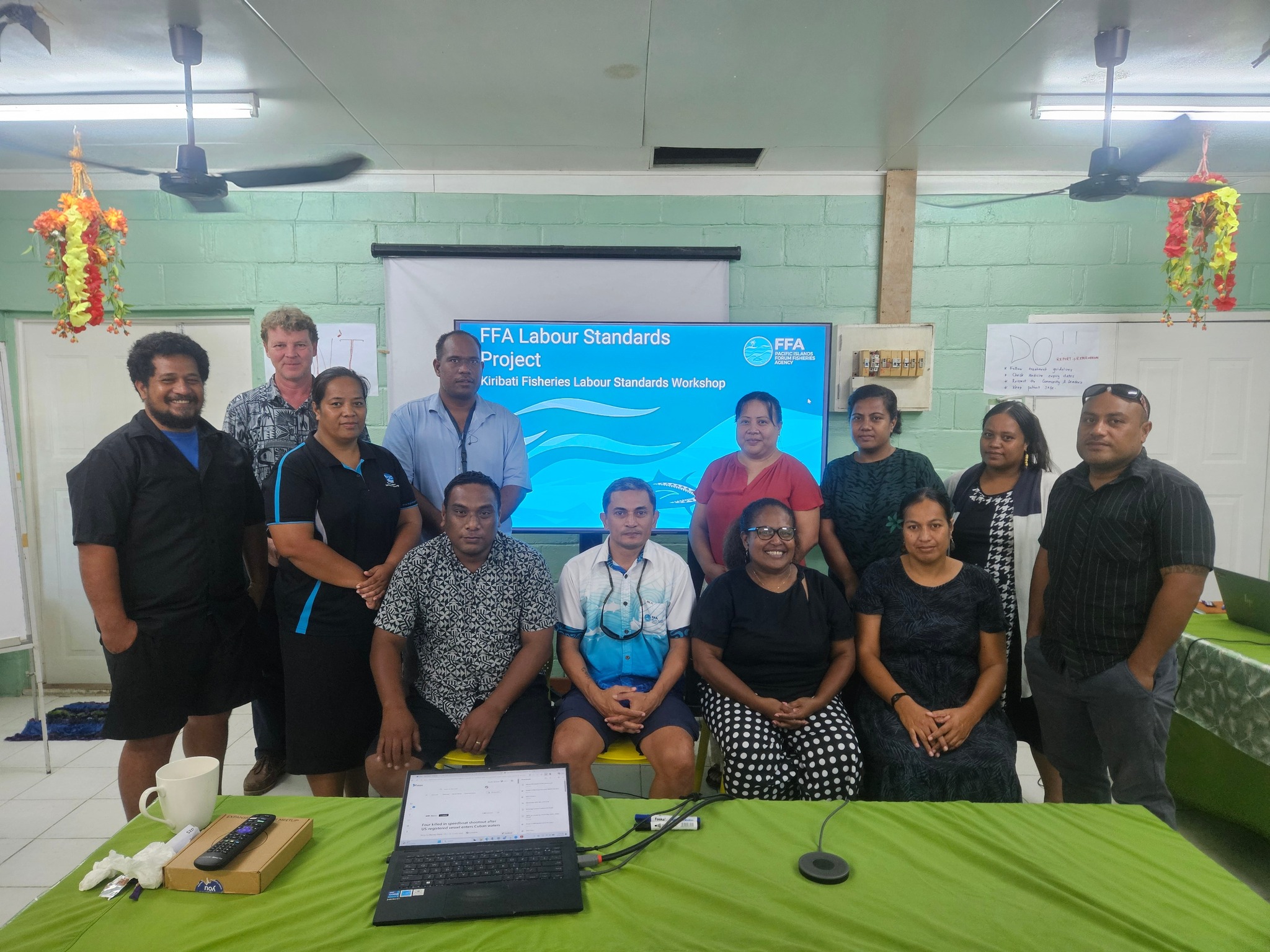 FFA Workshop Advances Crew Labour Standards in Kiribati