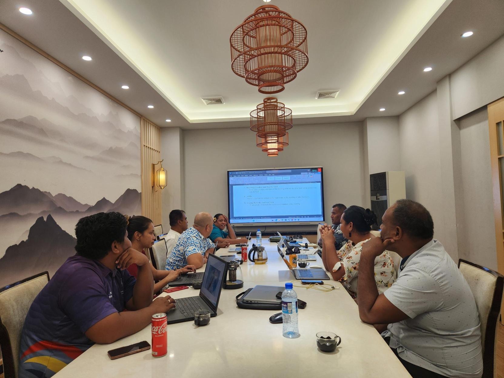 Kiribati Ministries Discuss Future Fisheries Port and Shipyard Development