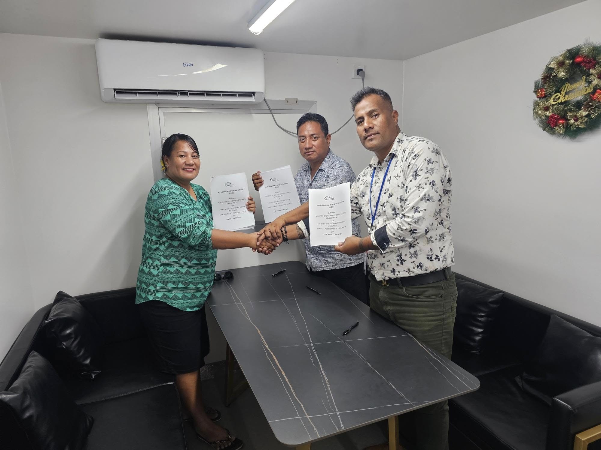 New Fish Market for Kiritimati Island: MoU Signed to Support Development and Fisheries