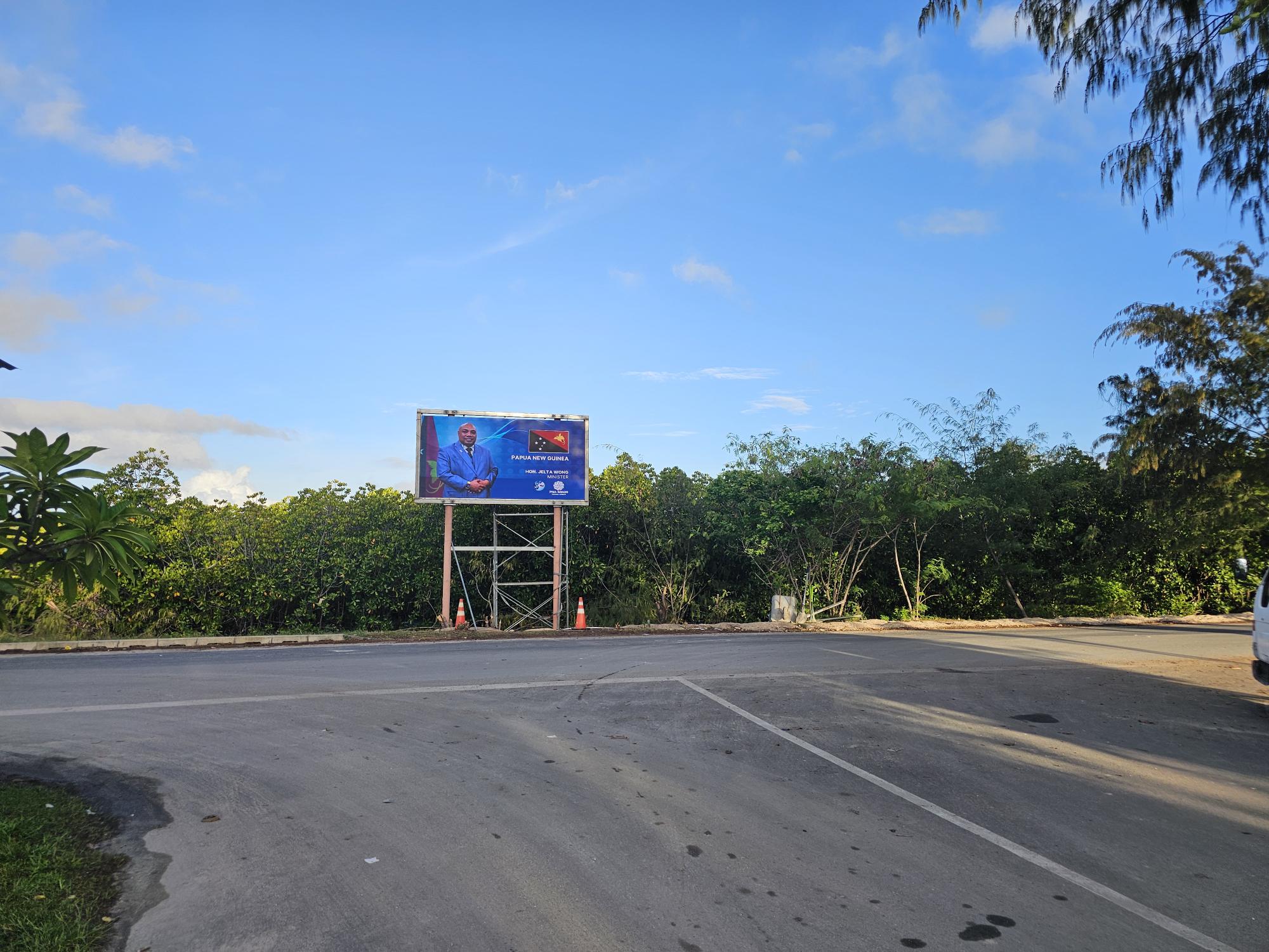 Kiribati Welcomes PNA Ministers with New Digital Billboard