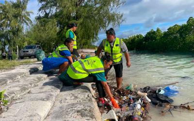 Tanobakoa Cleanup Promotes Coastal Environmental Protection