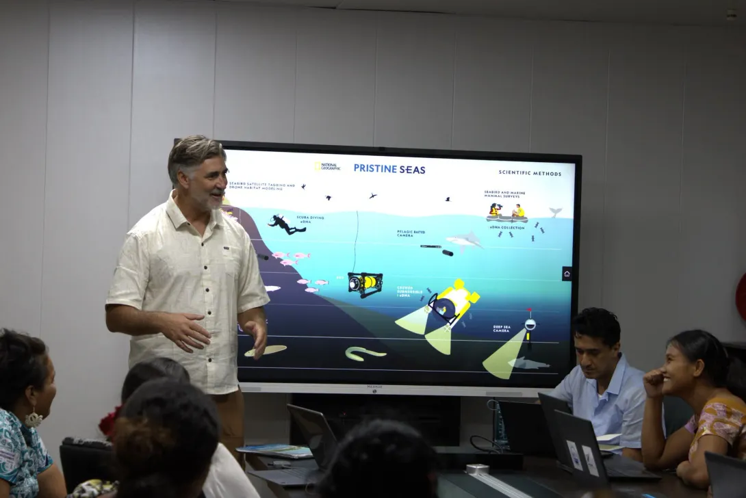 Pristine Seas and KMSPCC Plan Phoenix Islands Expedition
