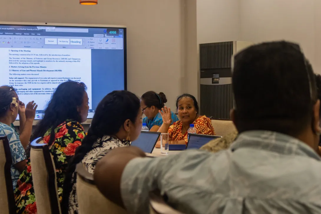 Strengthening Kiribati’s Fisheries Development Through PROP Collaboration